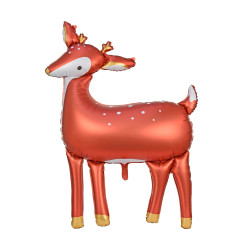 Ballon g√©ant en aluminium biche 80 x 105 cm  