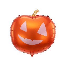 Ballon aluminium mat citrouille 40 cm  