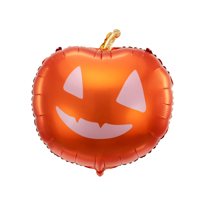Ballon aluminium mat citrouille 40 cm  