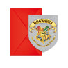 6 Invitations avec enveloppes Harry Potter  