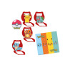 8 Invitations et enveloppes anniversaire Pok√©mon  