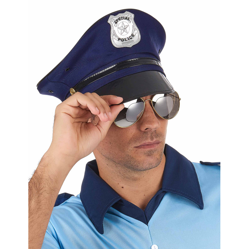 Casquette de policier adulte  