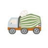 20 Serviettes camions de chantier 16 x 13 cm  