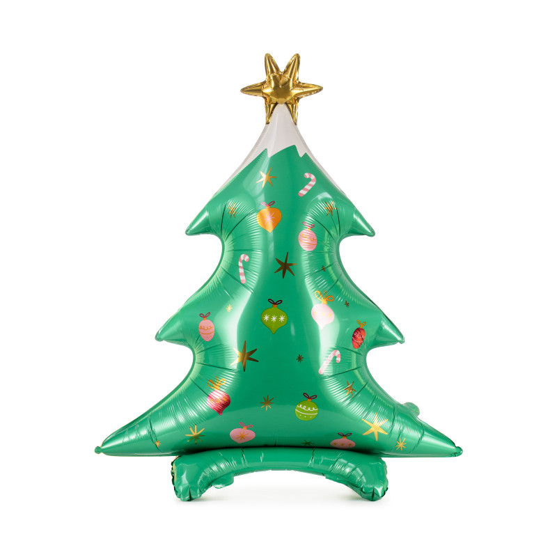 Ballon g√©ant en aluminium sapin de no√´l 78 x 94 cm  