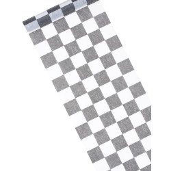 Chemin de table intiss√© damier 27 cm x 5 m  