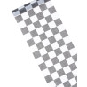 Chemin de table intiss√© damier 27 cm x 5 m  