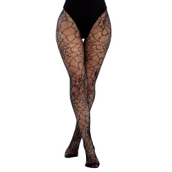 Collants toiles d'araign√©e femme Halloween  