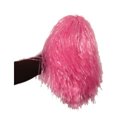 Pompon rose m√©tallique  