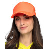 Casquette orange fluo adulte  