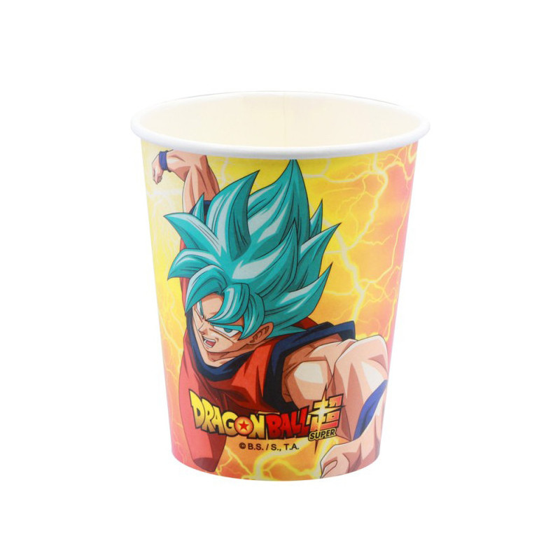 8 gobelets en carton Dragon Ball Z  