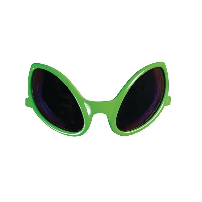 Halloween vertes carnaval Boland Lunettes de Fête 02629 – Lunettes de fête alien pour adulte hors-sol lunettes amusantes lunettes pour carnaval fête à thème Mixte 
