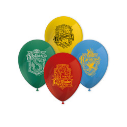 8 Ballons de baudruche Harry Potter 28 cm  