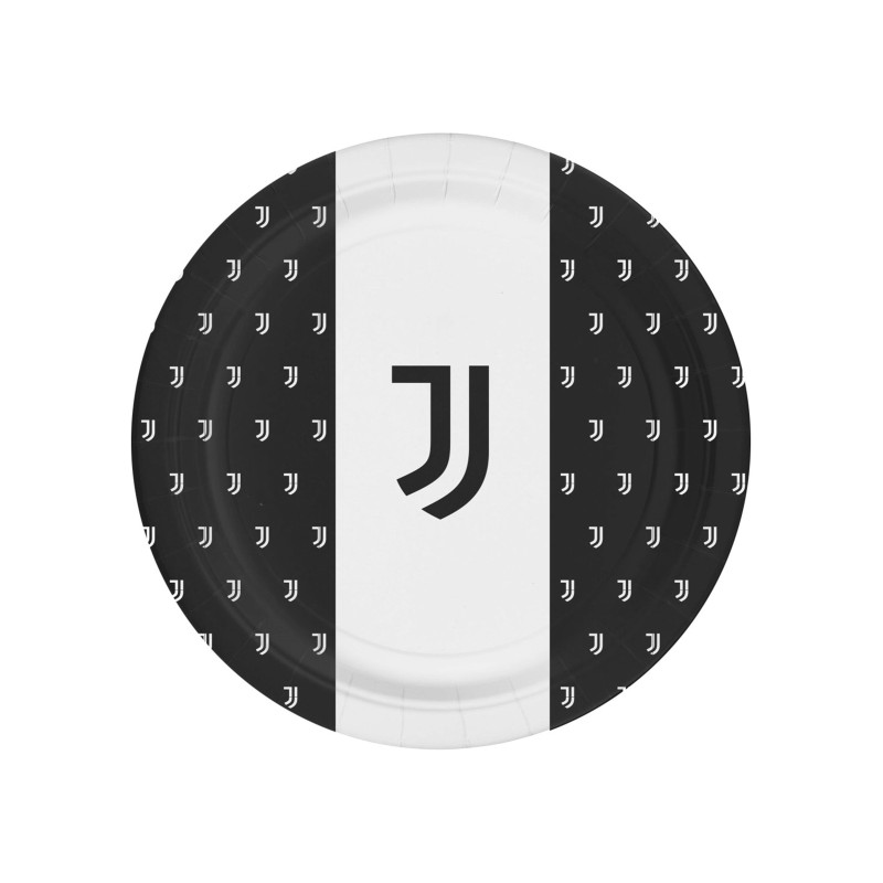 8 Assiettes en carton Juventus 23 cm  