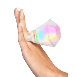 Bague lumineuse petit verre adulte  