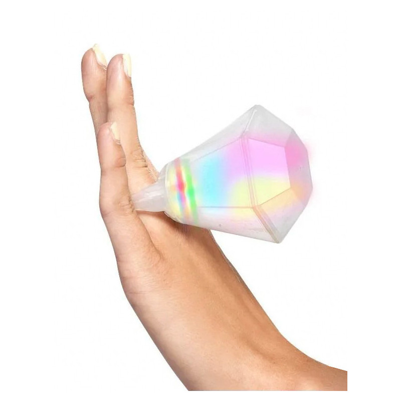 Bague lumineuse petit verre adulte  