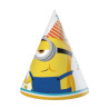 6 Chapeaux de f√™te Minions  