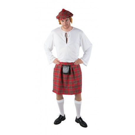 Costume Kilt d'Ecossais Adulte - Déguisement Saint Patrick écossais  The Duck