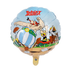 Ballon aluminium rond Ast√©rix 43 cm  