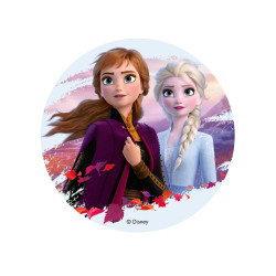 Disque en azyme La Reine des Neiges 2 20 cm  