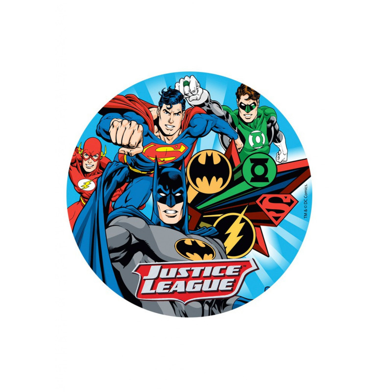 Disque azyme Justice League  20 cm  