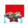 6 Invitations + enveloppes Avengers  