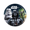 8 Assiettes en carton Star Wars Galaxy 20 cm  