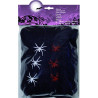 Toile d'araign√©e noire avec araign√©es Halloween 100g  