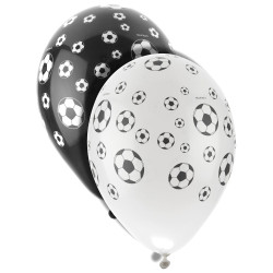 8 Ballons latex Foot  