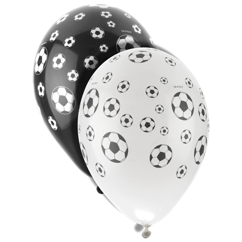 8 Ballons latex Foot  