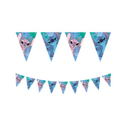 Guirlande fanions papier Stitch 230 cm  