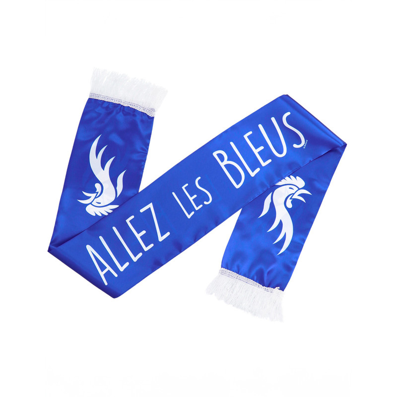 Echarpe supporter Allez les bleus  