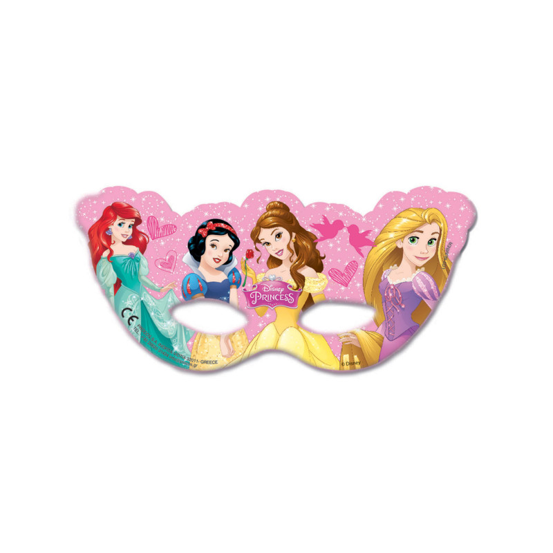 6 Masques Princesses Disney  