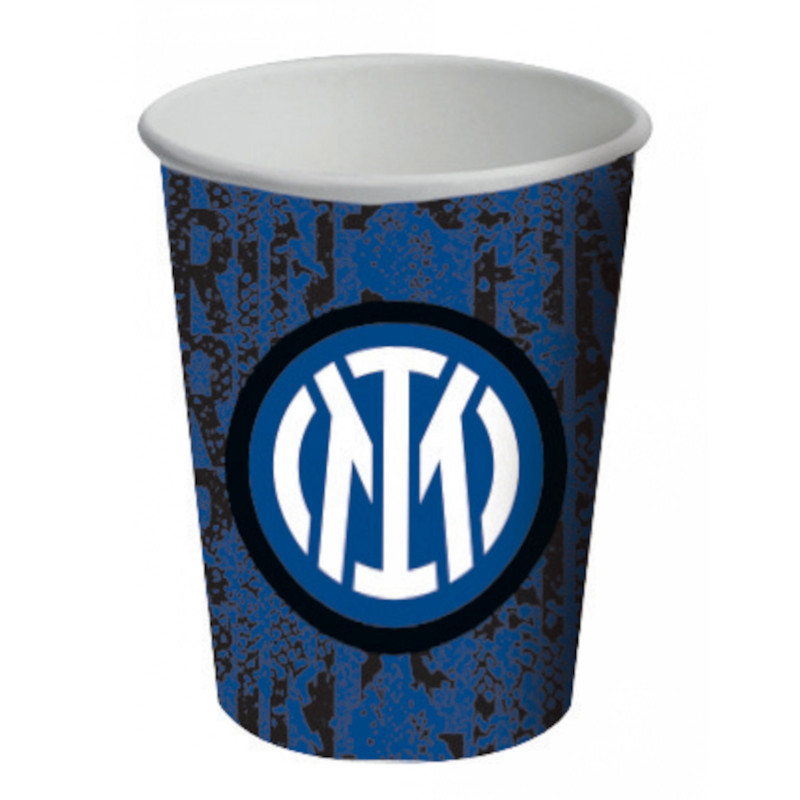 8 Gobelets en carton Inter 266 ml  
