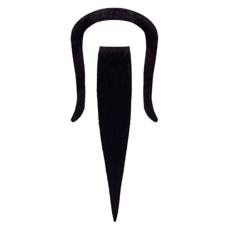 Barbe et moustache autocollante  