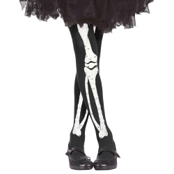 Collants squelette enfant Halloween  