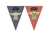 Guirlande √† fanions en carton b√©b√© Yoda The Mandalorian 2,3 m  