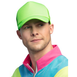 Casquette vert fluo adulte  
