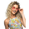 Lunettes rondes roses hippies g√©antes  