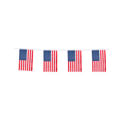 Guirlande fanions USA 4 m√®tres  