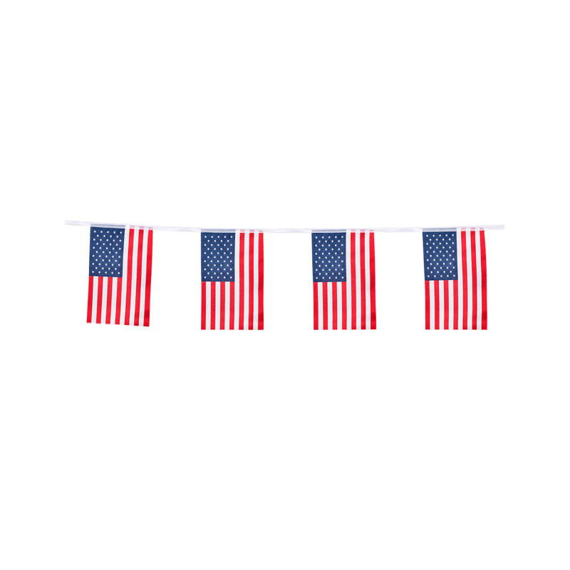 Guirlande fanions USA 4 m√®tres  