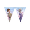 Guirlande fanions en papier La Reine des Neiges 2,3 m  