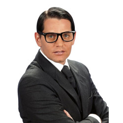 Lunettes noires adulte  
