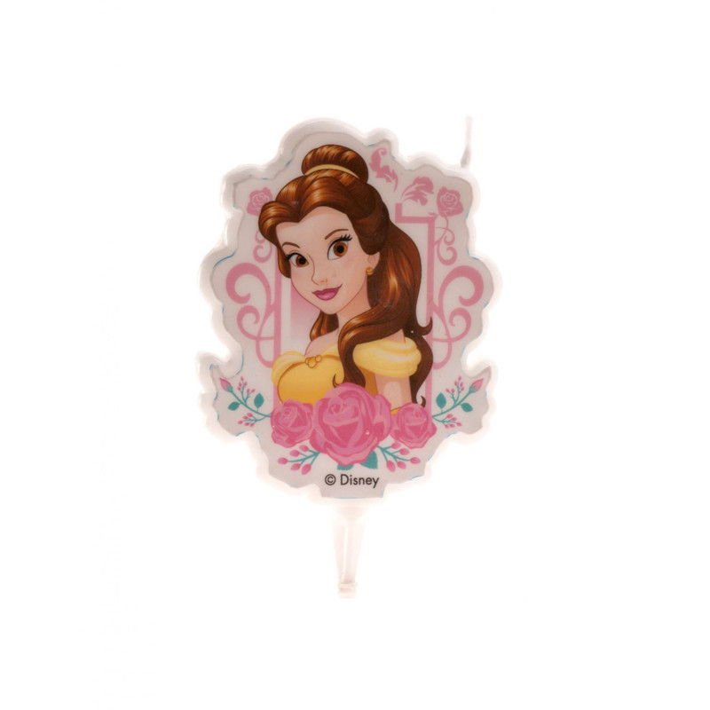 Bougie d'anniversaire Belle 7,5 cm  