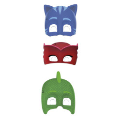 6 masques en carton Pyjamasques  