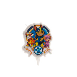 Bougie d'anniversaire Pat'Patrouille 7,5 cm  