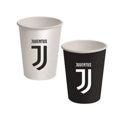 8 Gobelets en carton Juventus 250 ml  