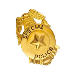 Badge de police or  