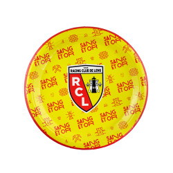 Assiettes RC Lens rondes 23 cm X 6  