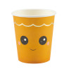 8 Gobelets en carton citrouille sweety 200 ml  