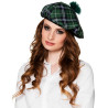 B√©ret √©cossais vert adulte  